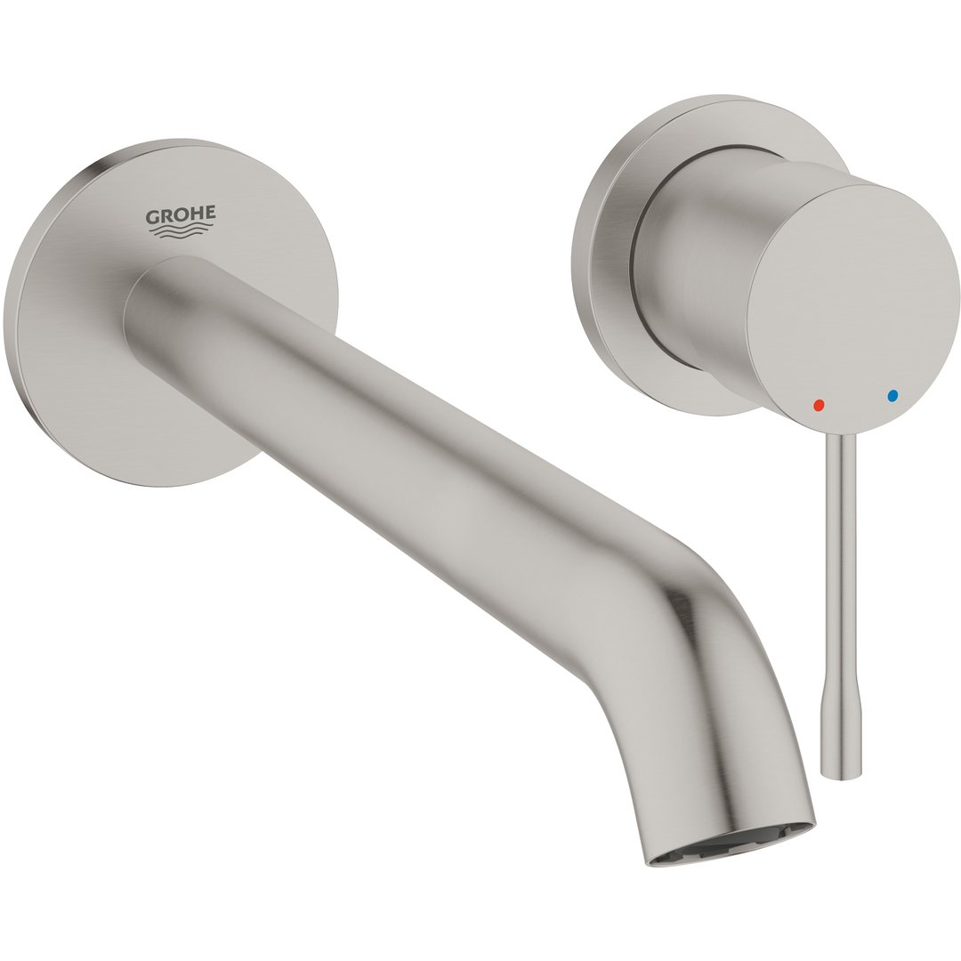 GROHE ESSENCE NYE ettgrepskran 230 mm tut 2-hulls t/h/veggfeste Sup