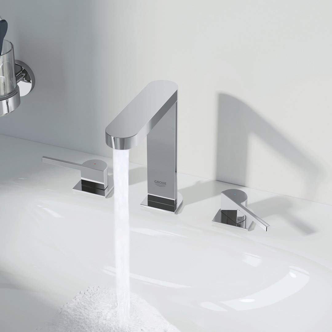 GROHE PLUS 2019 to-greps kran 127mm tut 3-hulls t/h m/bv messing
