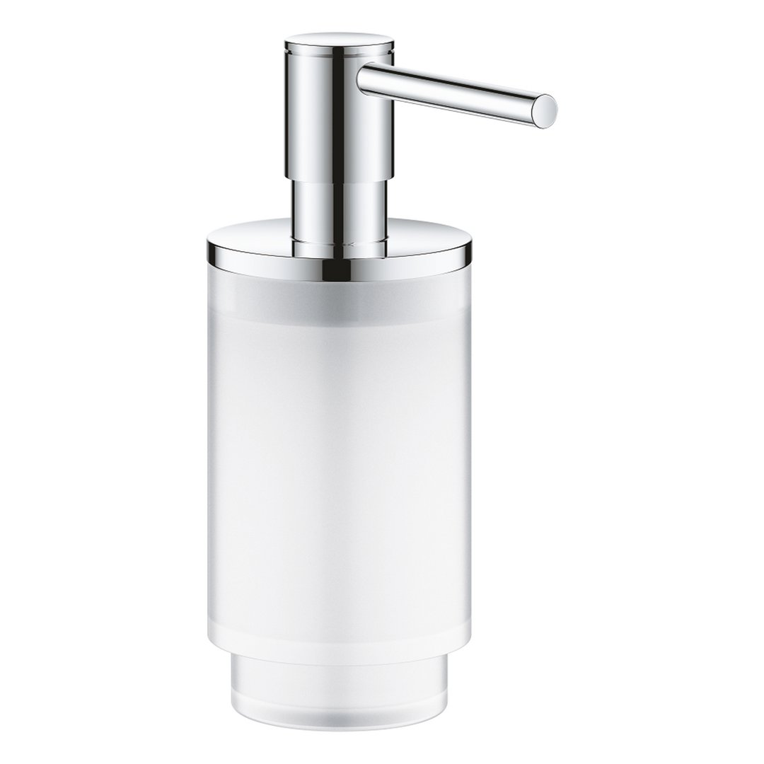 GROHE SELECTION såpedispenser ø57x142mm m/holder glass/messing fo