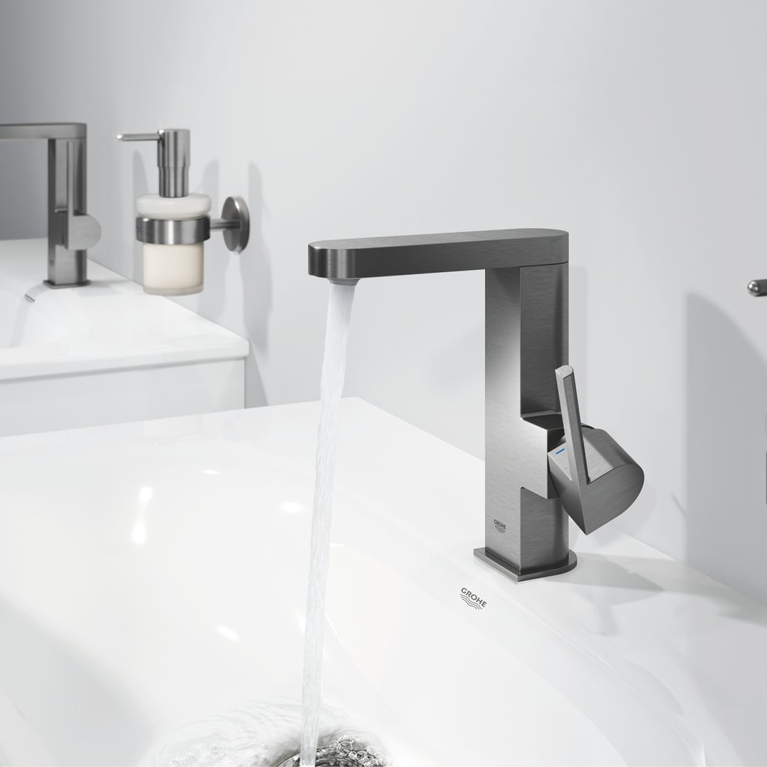 GROHE PLUS 2019 ettgreps blandebatteri 120mm tut 1 hull t/h m/bv messing