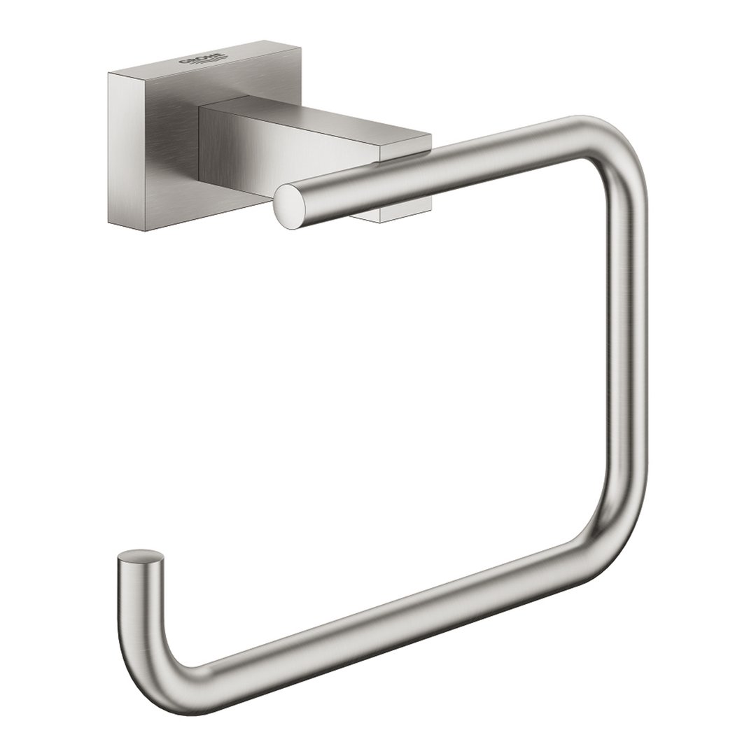 GROHE ESSENTIALS CUBE toalettpapirholder 138x60x98mm m/lokk messing