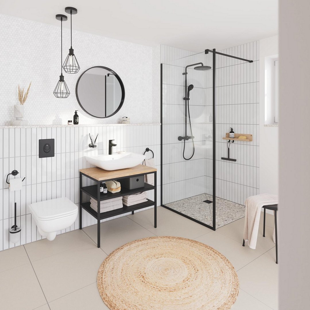 GROHE START Start Kontrollplate 156x197mm 2 flush ABS Matt sort