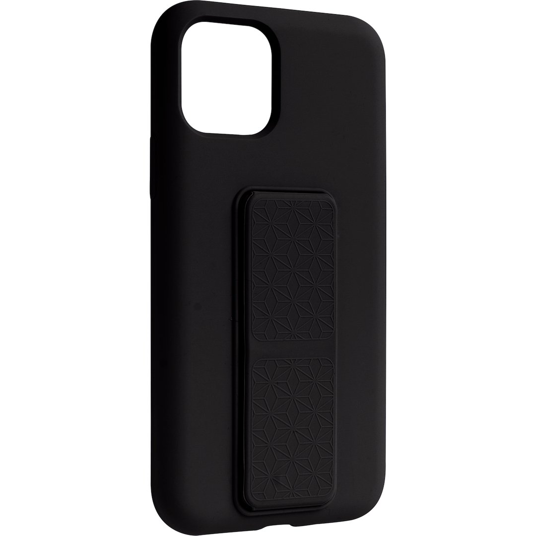 LEKI BYCPH COVER TIL IPHONE 11 GRIP AND STAND SILIKON SORT