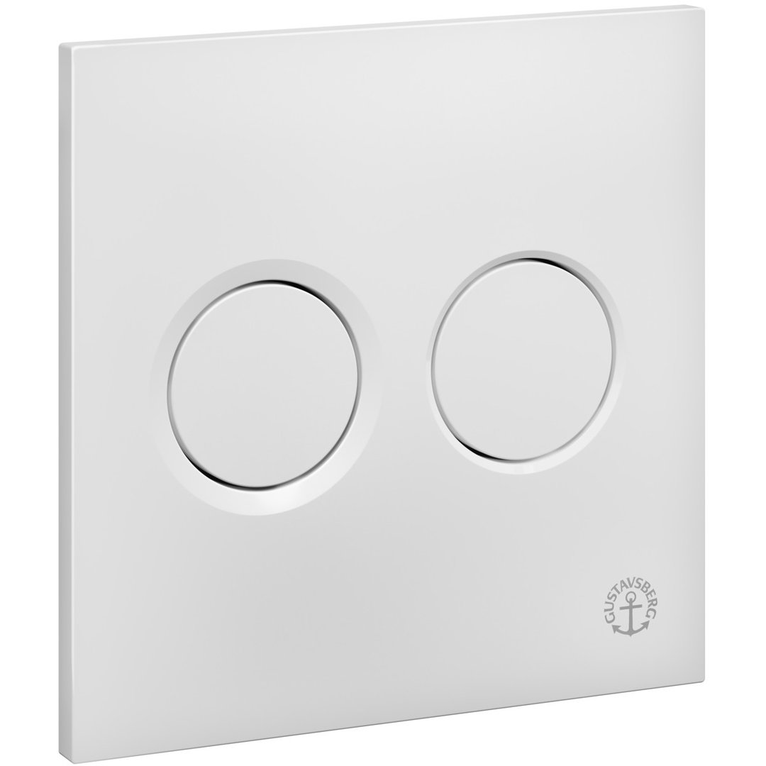 Triomont XS GB192110 Spyleknapp dobbeltspyling Hvit