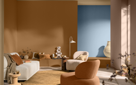 Årets farger 2026 fra Nordsjø er The Rhythm of Blues