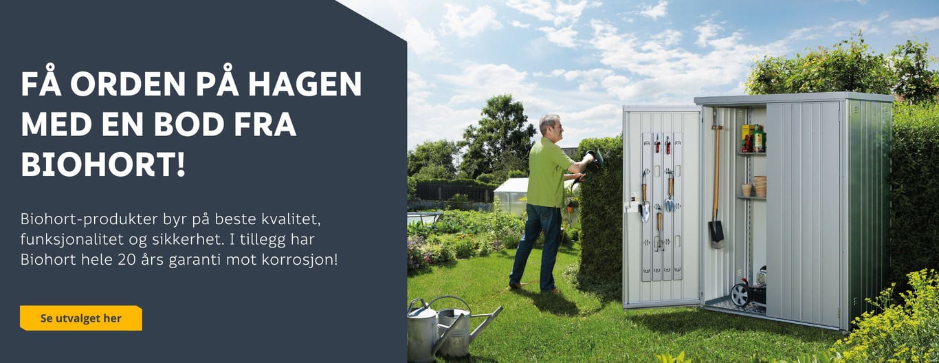Få orden på hagen med Biohort