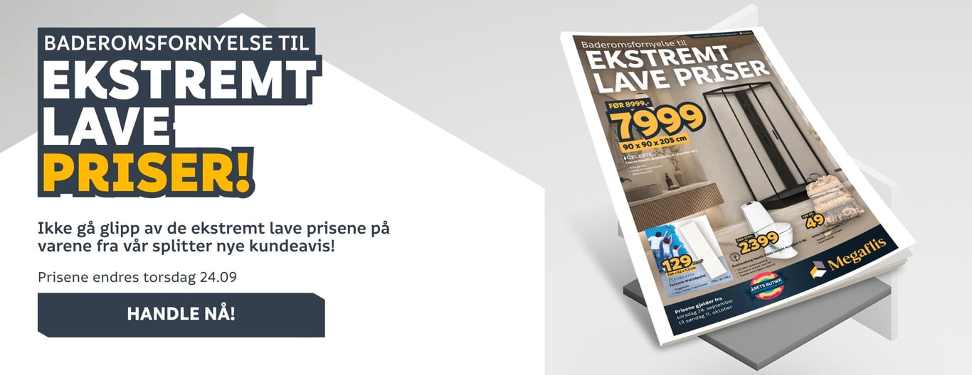 Ny kundeavis med nye ekstremt lave priser!