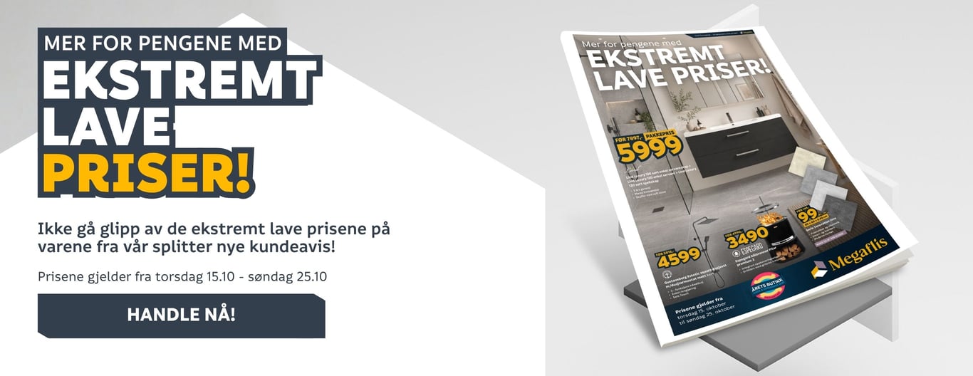 Ny kundeavis med nye ekstremt lave priser!