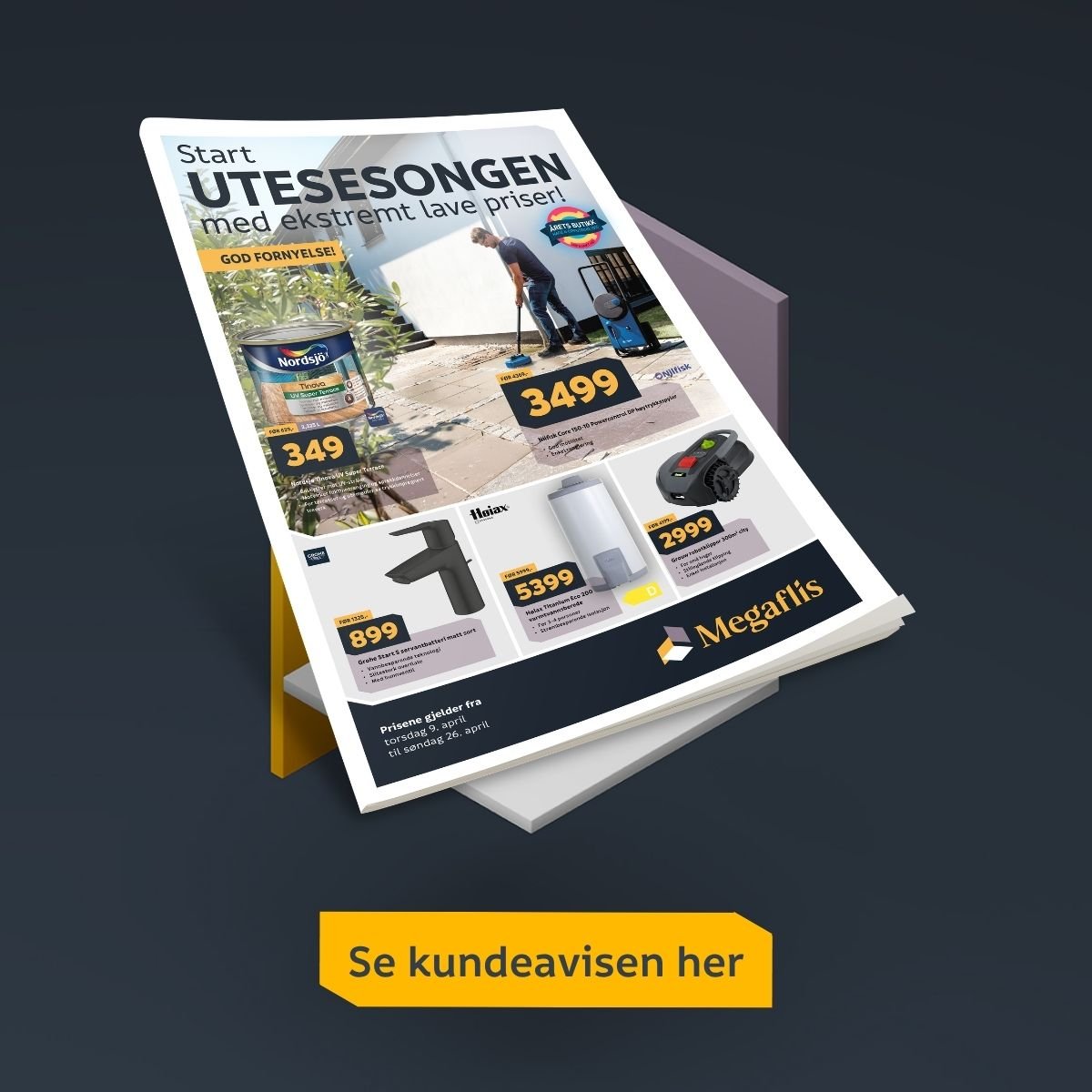 Start utesesongen med ekstremt lave priser!