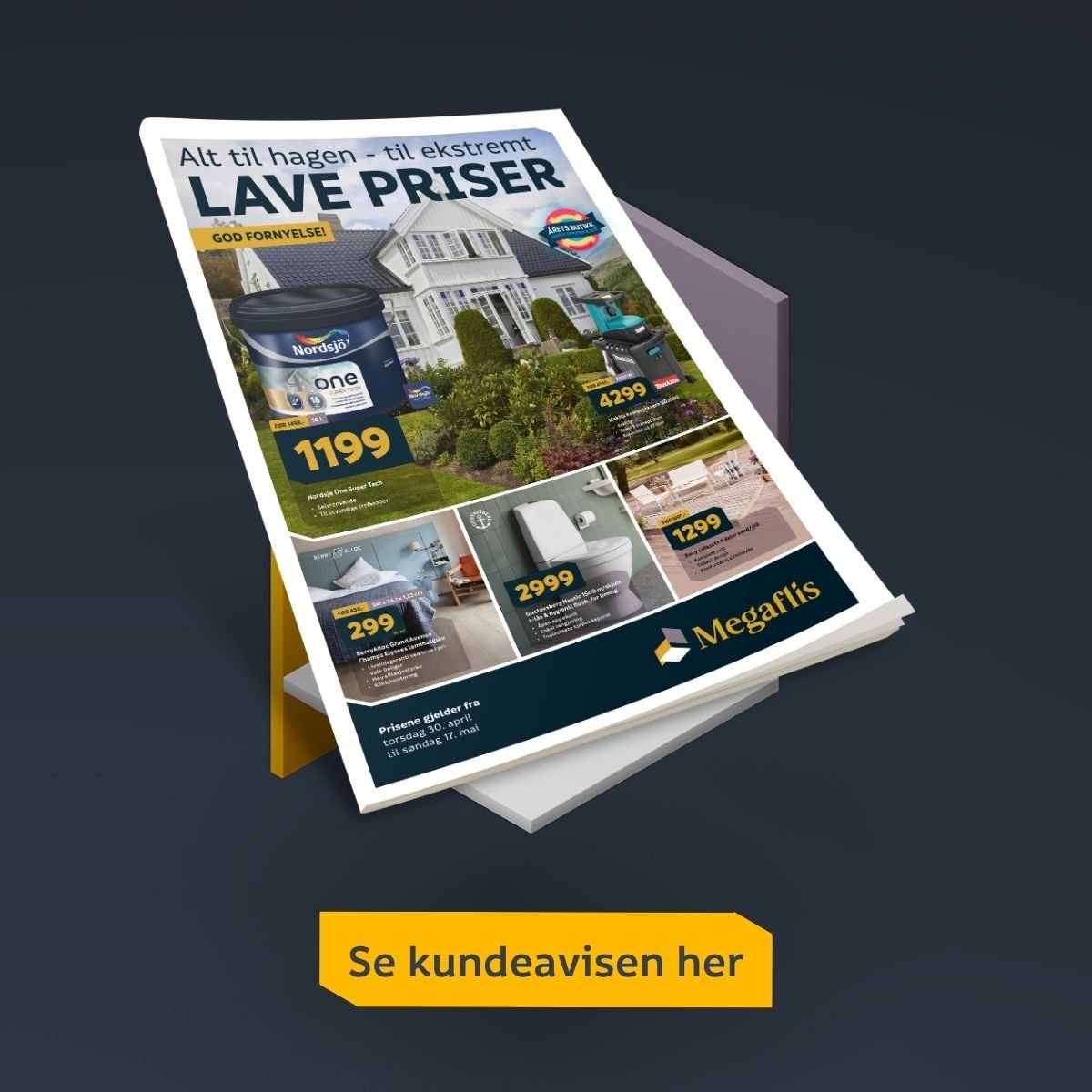 Alt til hagen til ekstremt lave priser!