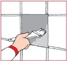 5. Påfør et lag med Multicoat på den rengjorte flaten.