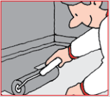 12. Påfør Multicoat i et jevnt lag på min 0,8 kg pr. m2 på gulvet.