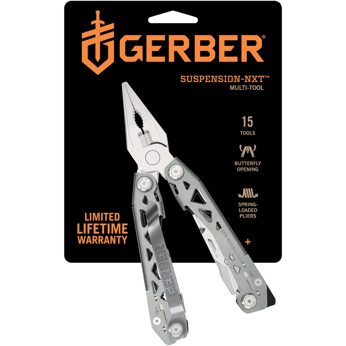 GERBER SUSPENSION NXT MULTIVERKTØY 15-TOOLS GERBER SUSPENSION NXT MULTIVERKTØY 15-TOOLS