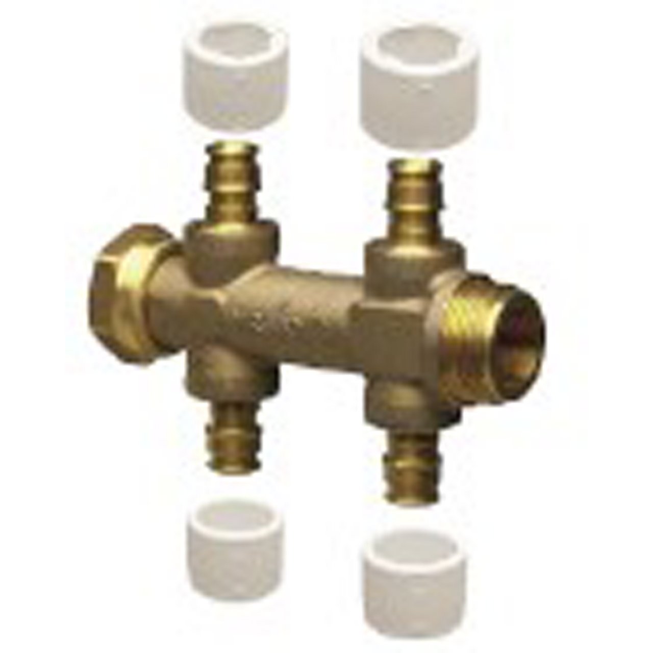 UPONOR AQUA PLUS FORDELER M/LØPEMUTTER 2+2 Q&E E NKB DR 3/4"MT/SN 2X2X15 C/C 50MM UPONOR AQUA PLUS FORDELER M/LØPEMUTTER 2+2 Q&E E NKB DR 3/4"MT/SN 2X2X15 C/C 50MM