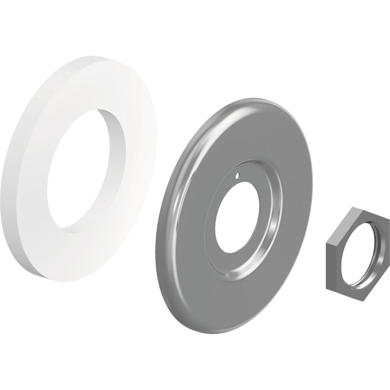 UPONOR ROSETT M/MUTTER 1/2"X70MM KROM UPONOR ROSETT M/MUTTER 1/2"X70MM KROM