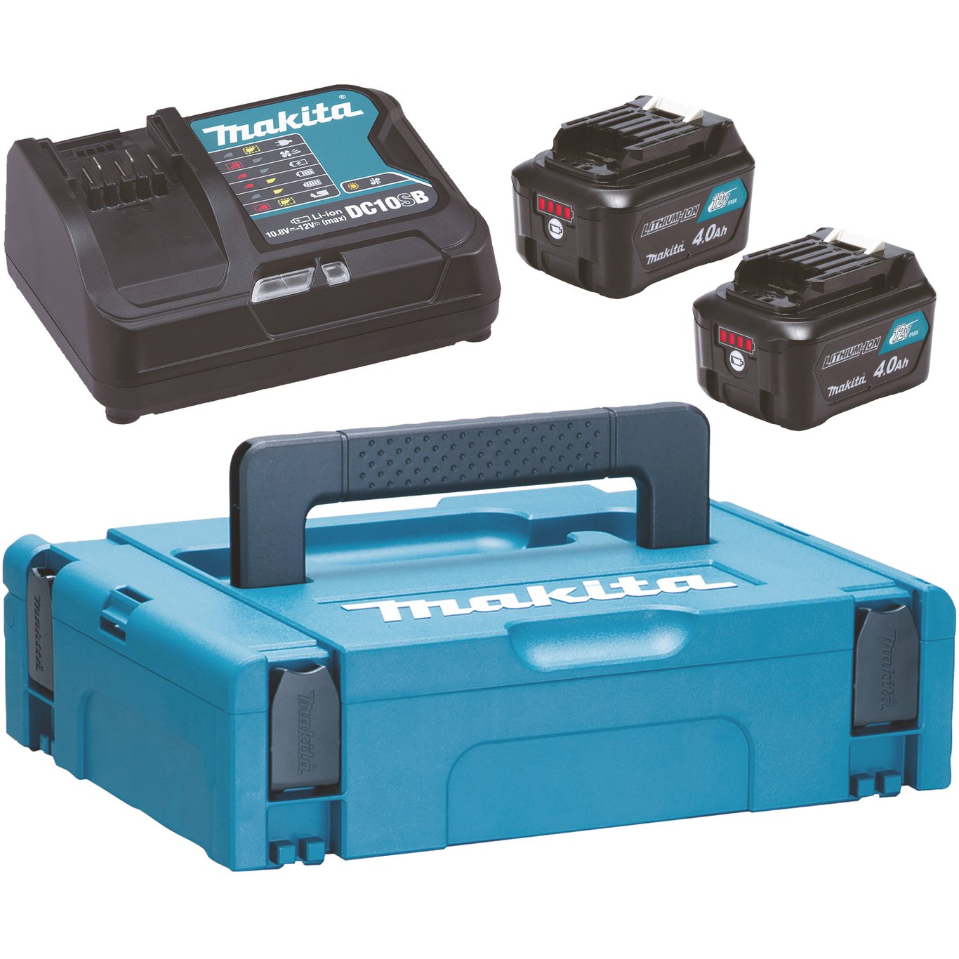 MAKITA BATTERISETT 12V 2X4,0AH MAKITA BATTERISETT 12V 2X4,0AH