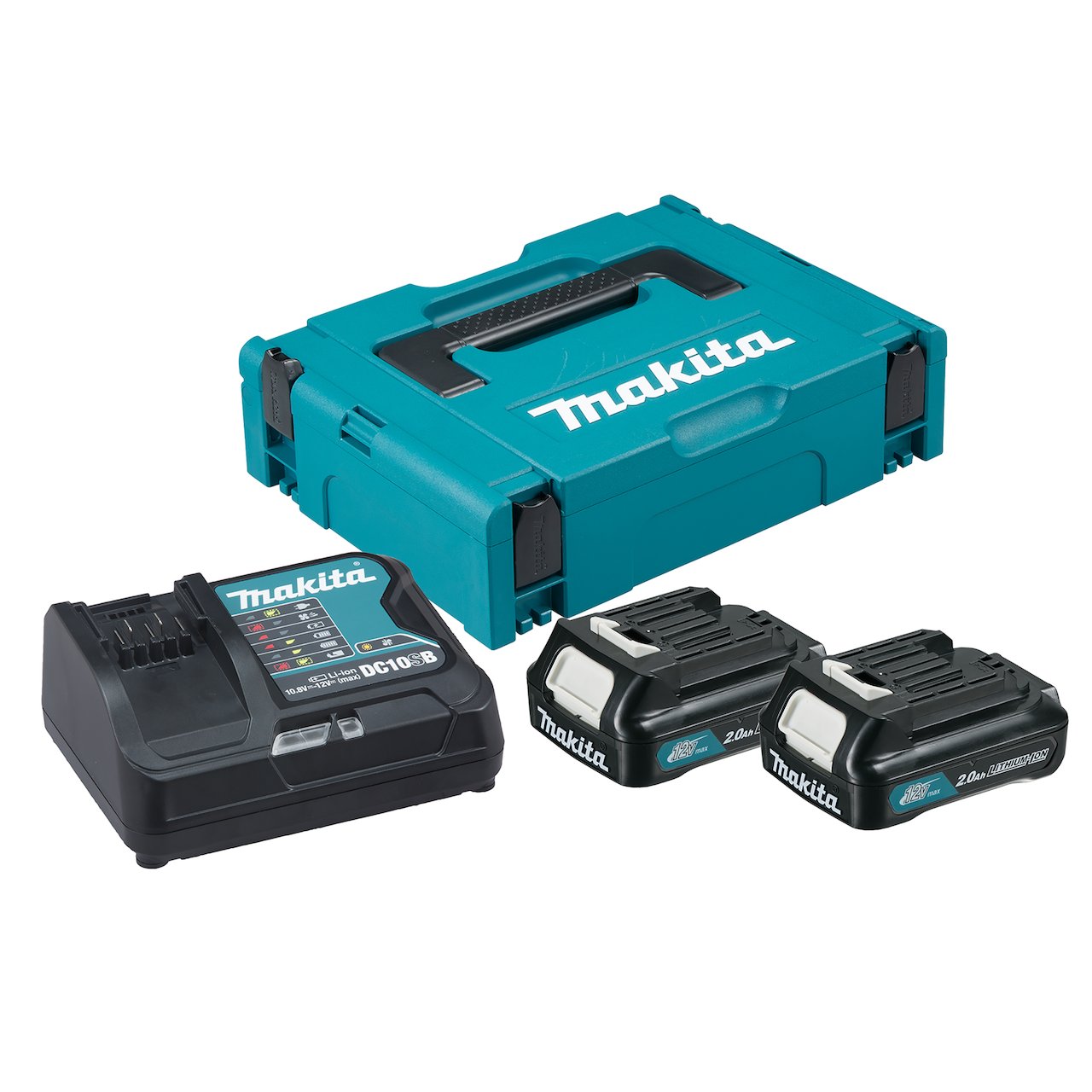 MAKITA BATTERISETT 2X12V 2,0AH 197658-5