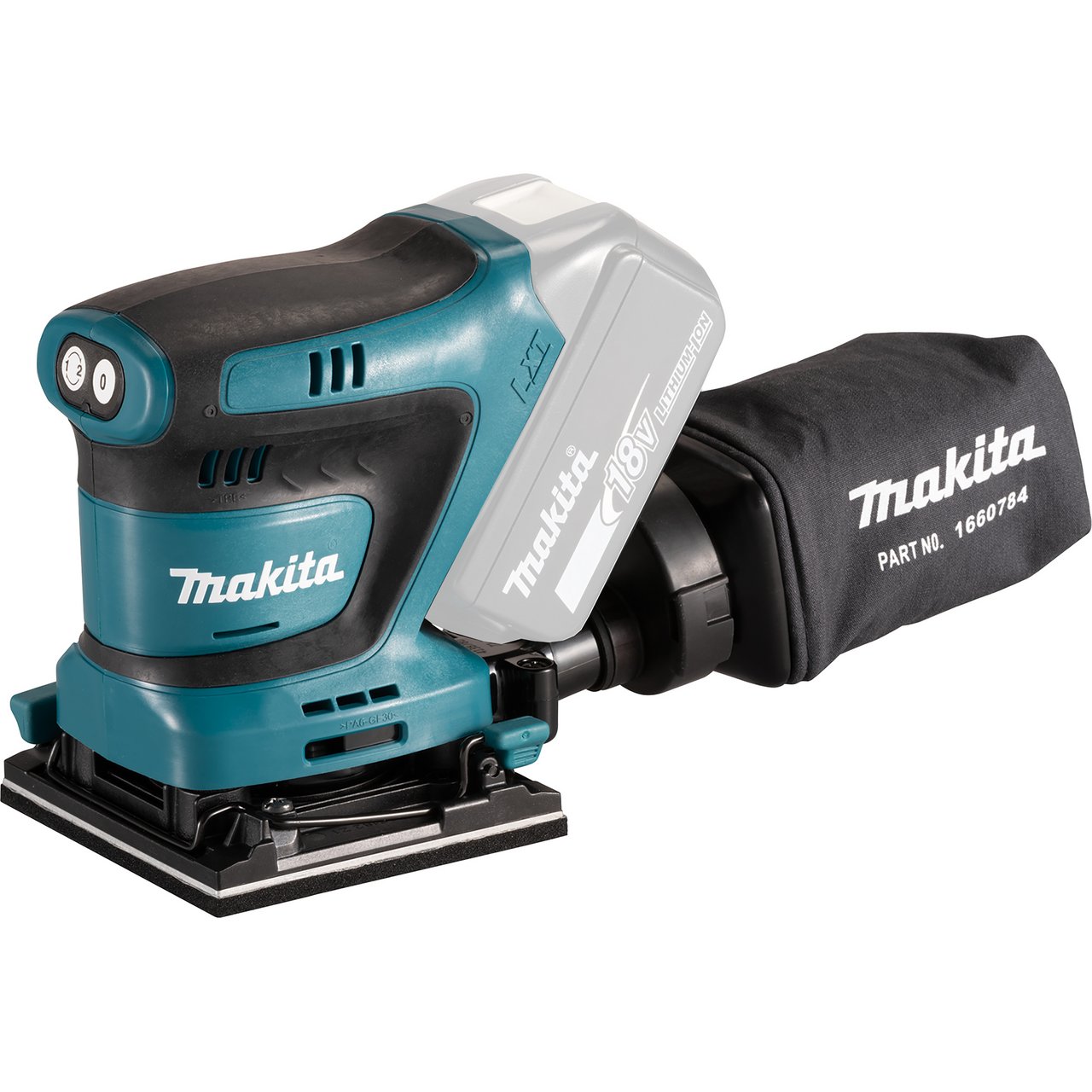 MAKITA PLANSLIPER 18V 112X102MM DBO480Z