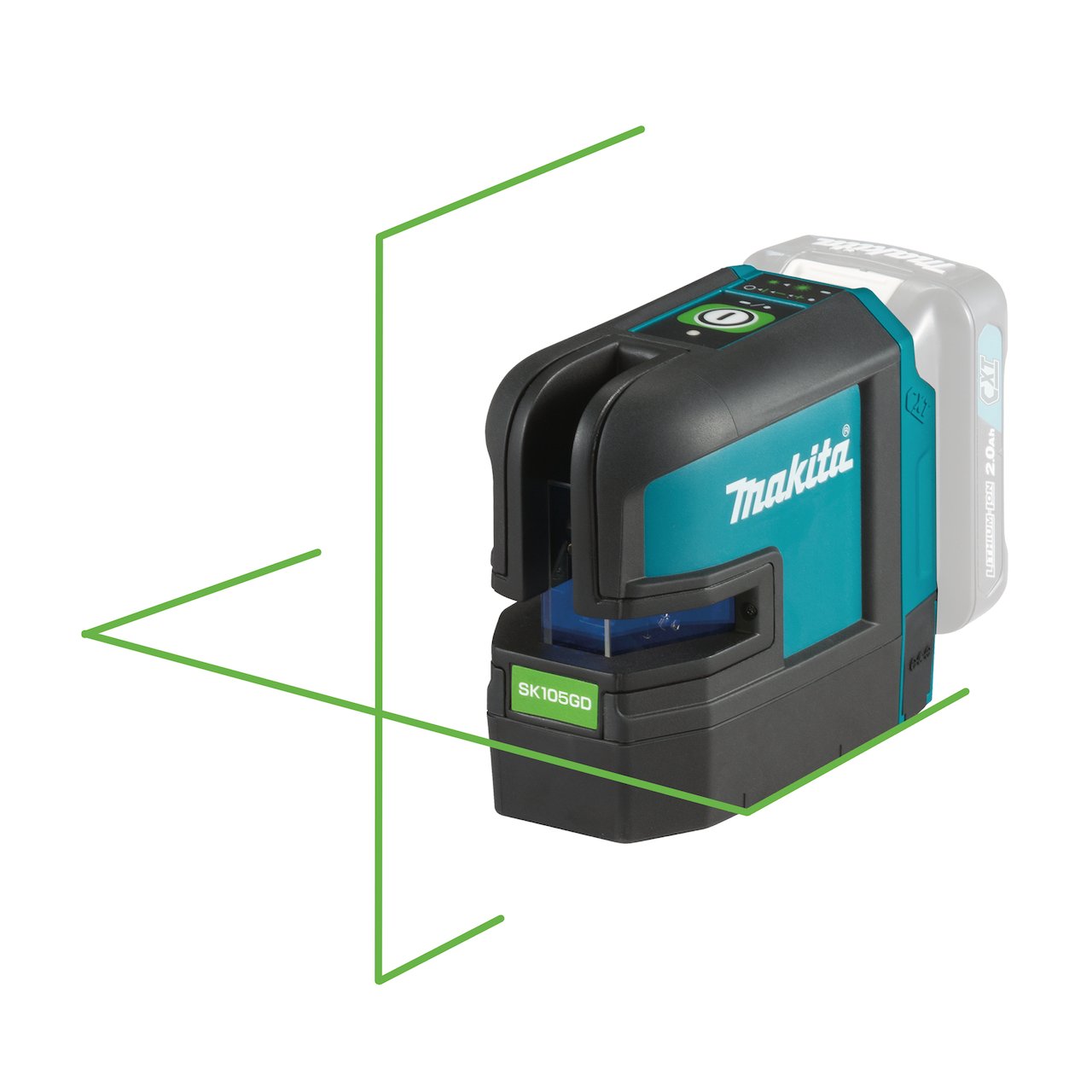 MAKITA KRYSSLASER 10,8V SK105GDZ GRØ