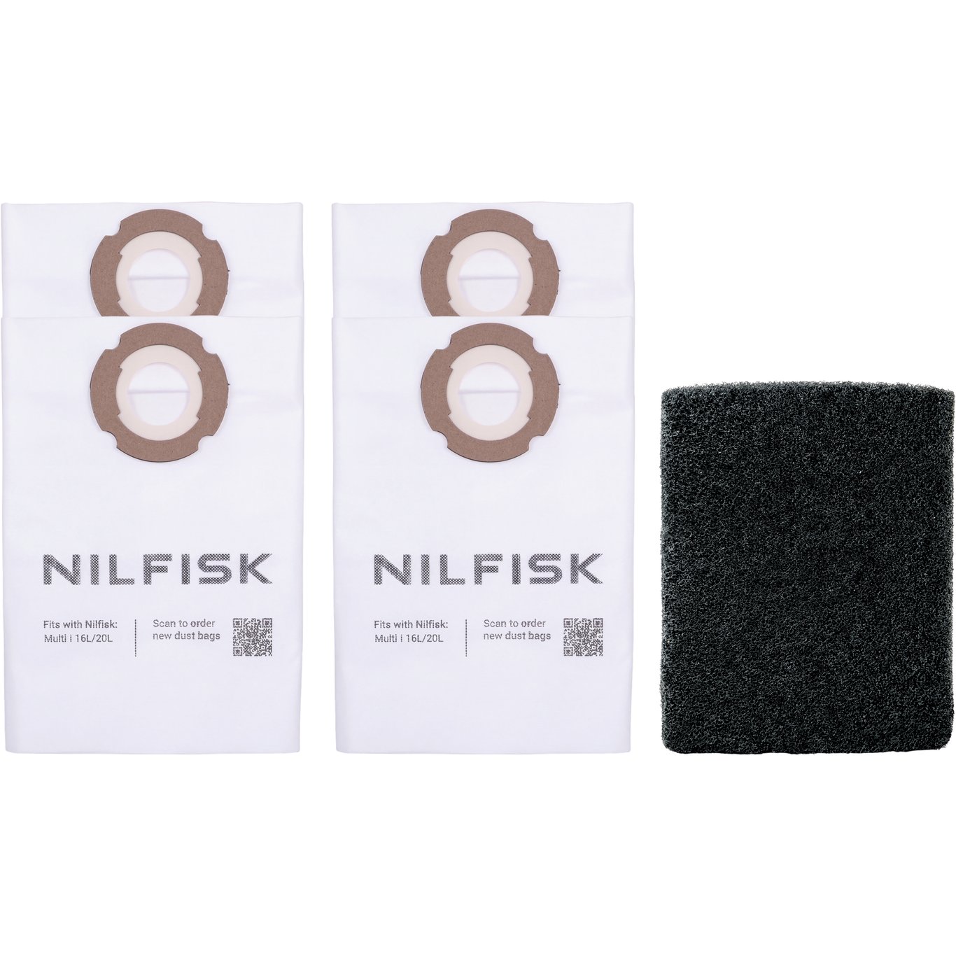 NILFISK MULTI I STØVSUGERPOSER OG VÅTFILTER 16/20L