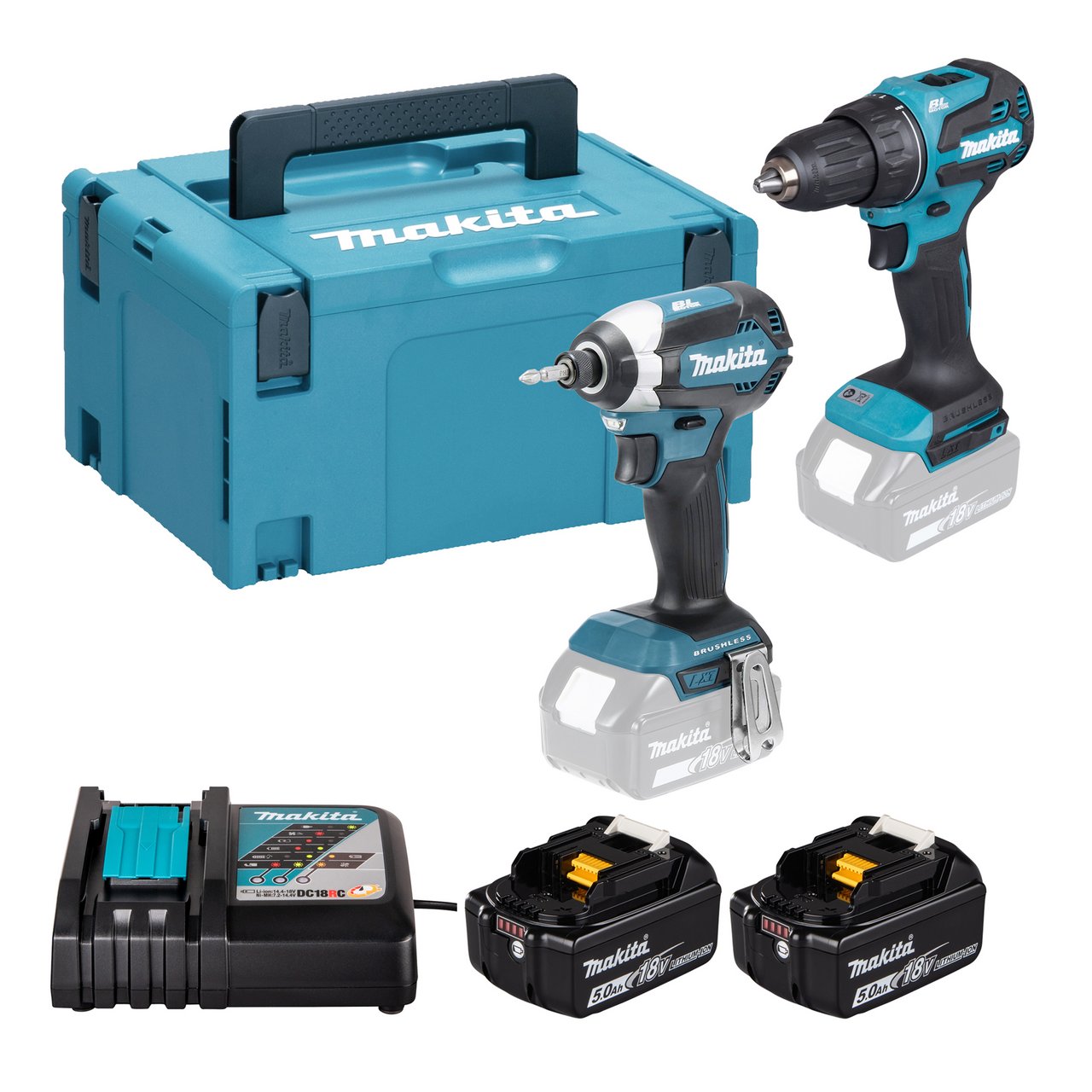 MAKITA MASKINSETT 18V DLX2535TJ LXT BL-M