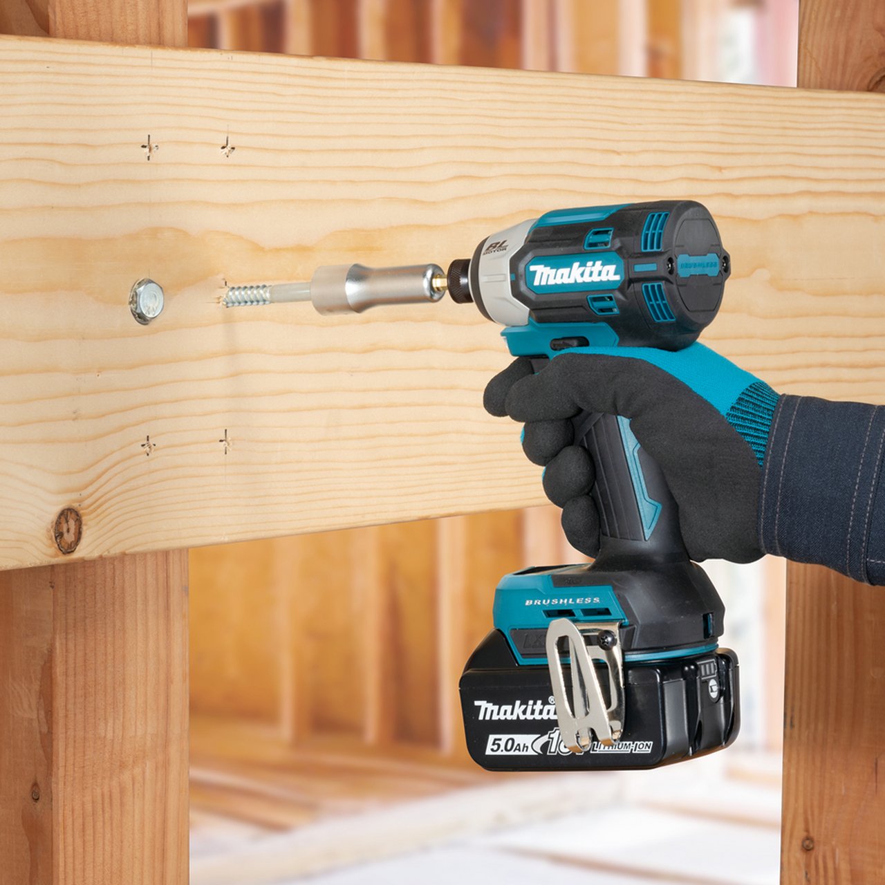 MAKITA SLAGSKRUTREKKER 18V DTD201Z 1/4"