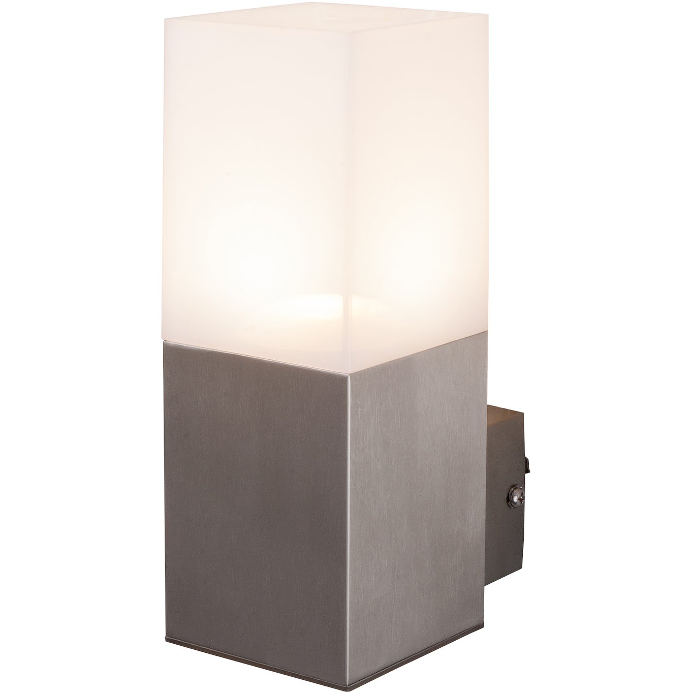 TREND SQUARE1 UTENDØRS VEGGLAMPE, STÅL