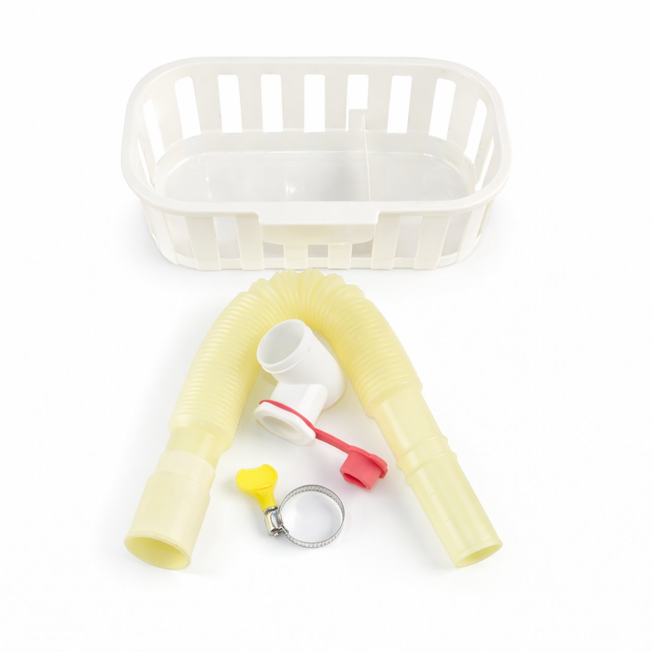 AVLØPSSETT TIL BADEBALJE HVIT