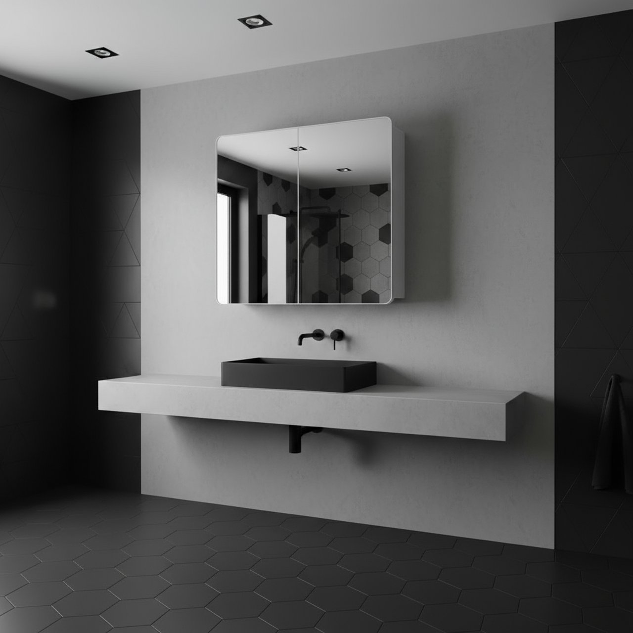 LIND STEEL SPEILSKAP 80 HVIT LIND STEEL SPEILSKAP 80 HVIT