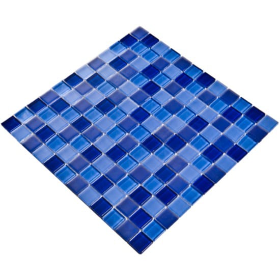 CRYSTAL MOSAIC MIX MATT/GLOSSY BLUE CRYSTAL MOSAIC MIX MATT/GLOSSY BLUE