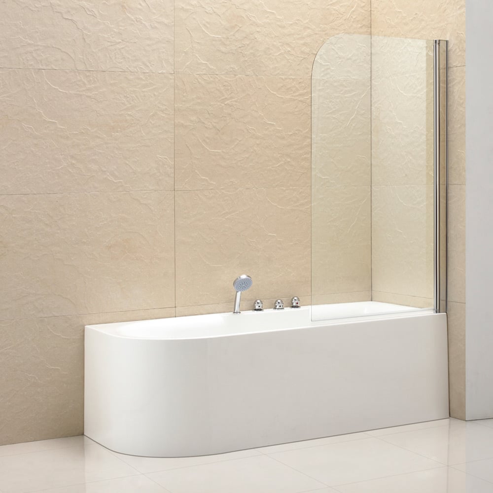 CELESTE BADEKARVEGG 75X140 CM - HØYRE M/ SIKKERHETSFOLIE, KROM CELESTE BADEKARVEGG 75X140 CM - HØYRE M/ SIKKERHETSFOLIE, KROM