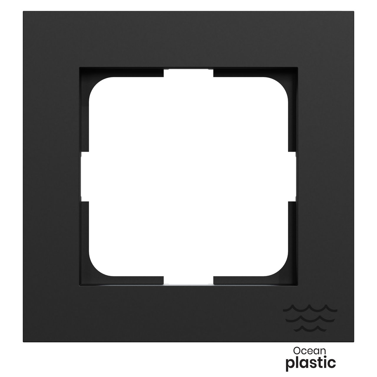 ELKO PLUS RAMME 1 HULL HAVPLAST SORT ELKO PLUS RAMME 1 HULL HAVPLAST SORT