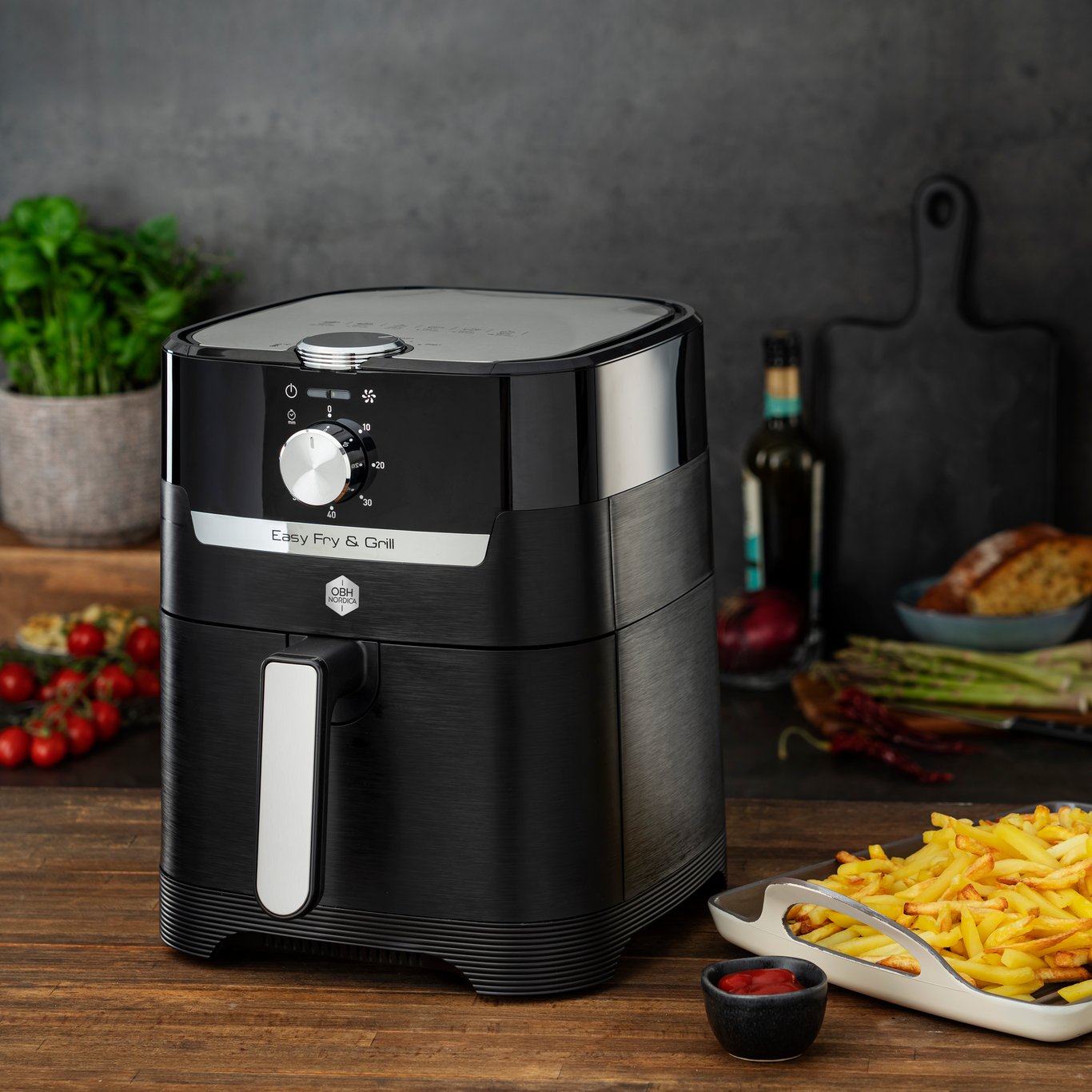OBH NORDICA EASY AIRFRYER CLASSIC 2I1 SORT OBH NORDICA EASY AIRFRYER CLASSIC 2I1 SORT