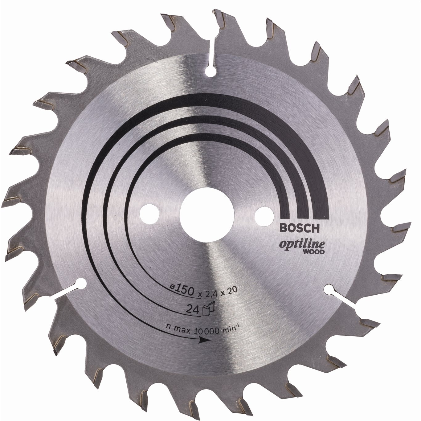 BOSCH SIRKELSAGBLAD OPTILINE WOOD Ø150X20MM 24T BOSCH SIRKELSAGBLAD OPTILINE WOOD Ø150X20MM 24T