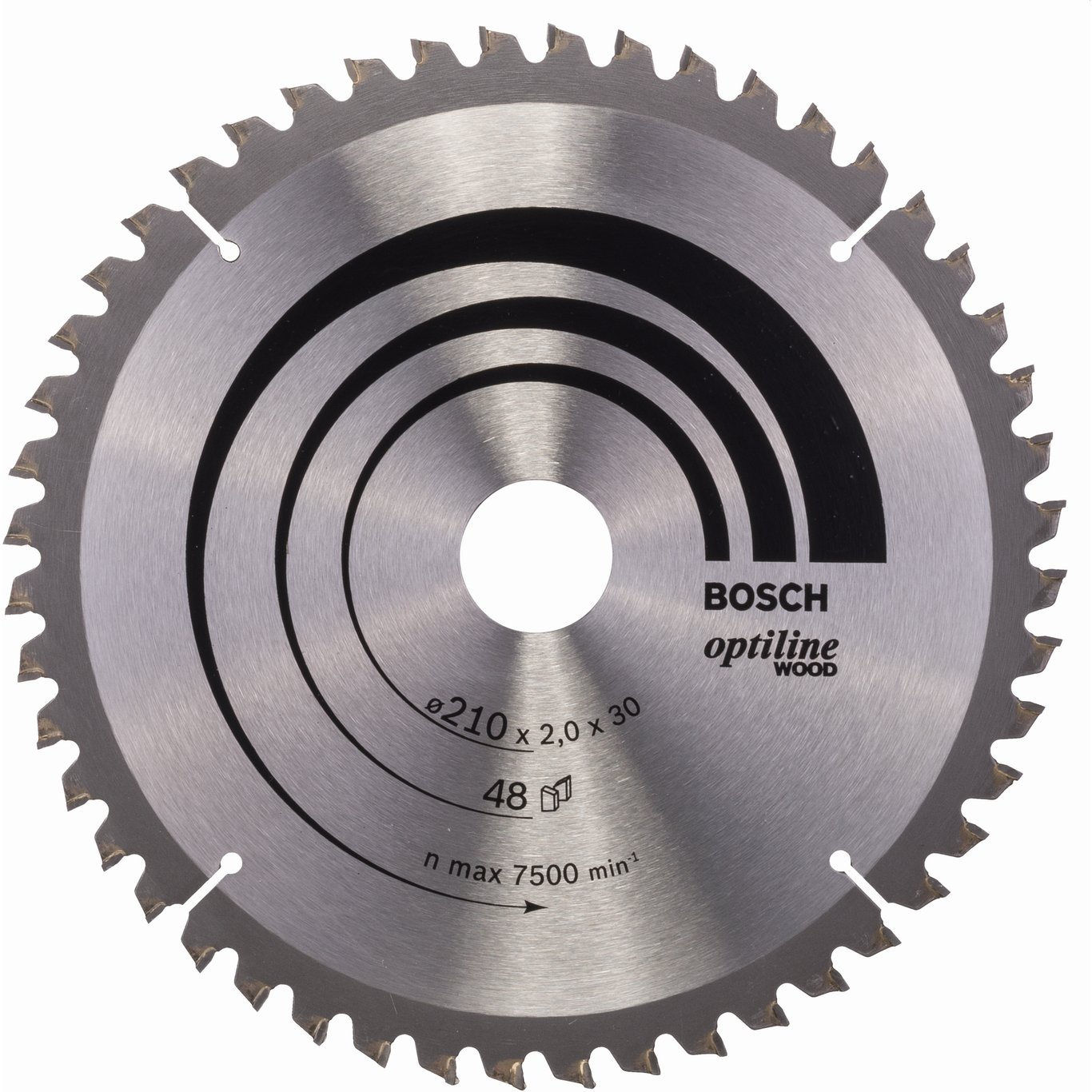 BOSCH SIRKELSAGBLAD OPTILINE WOOD Ø210X30MM 48T BOSCH SIRKELSAGBLAD OPTILINE WOOD Ø210X30MM 48T