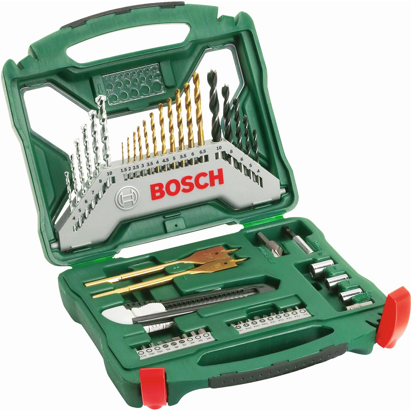 BOSCH BOR OG BITSSETT X-LINE 50 DELER BOSCH BOR OG BITSSETT X-LINE 50 DELER