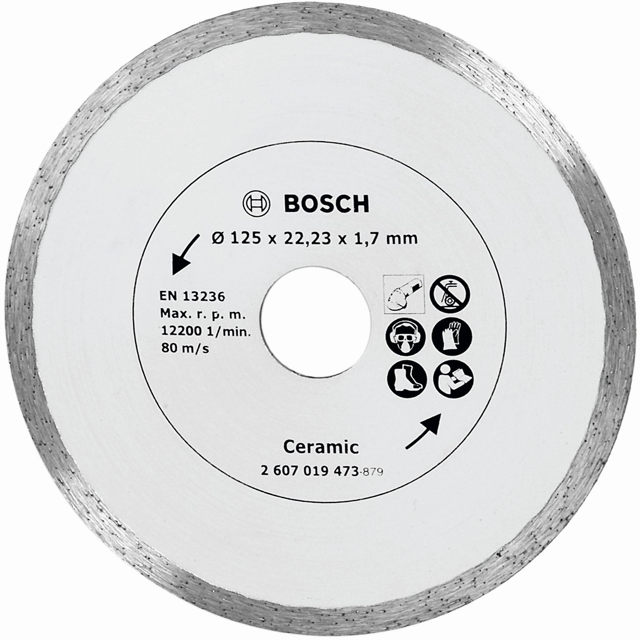 BOSCH DIAMANTSKIVE Ø125X22,23MM FLISER BOSCH DIAMANTSKIVE Ø125X22,23MM FLISER