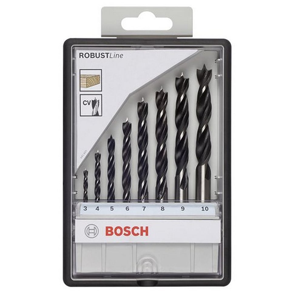 BOSCH TREBOR ROBUSTLINE 3-10MM 8 DELER BOSCH TREBOR ROBUSTLINE 3-10MM 8 DELER