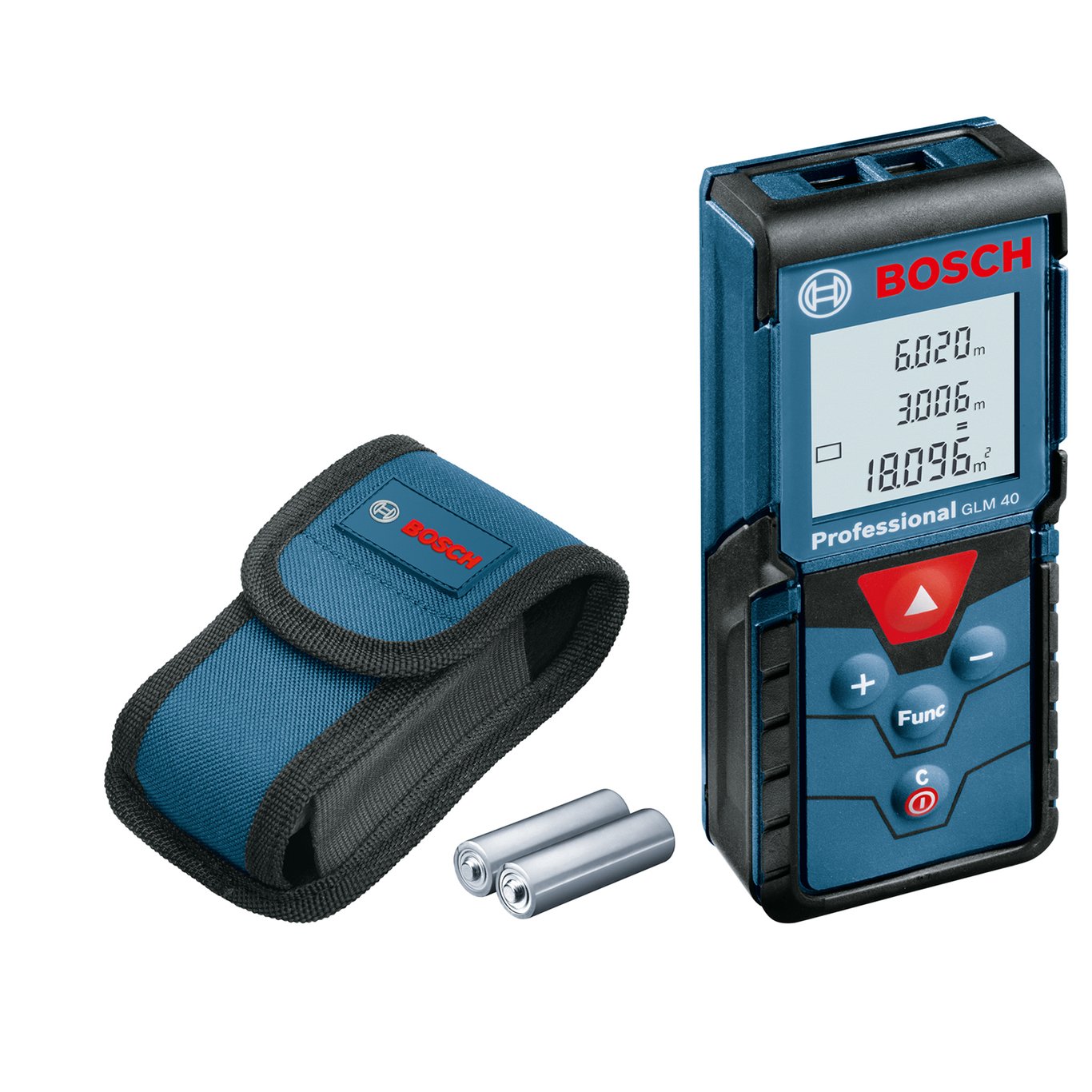 BOSCH LASERAVSTANDSMÅLER GLM 40 BOSCH LASERAVSTANDSMÅLER GLM 40