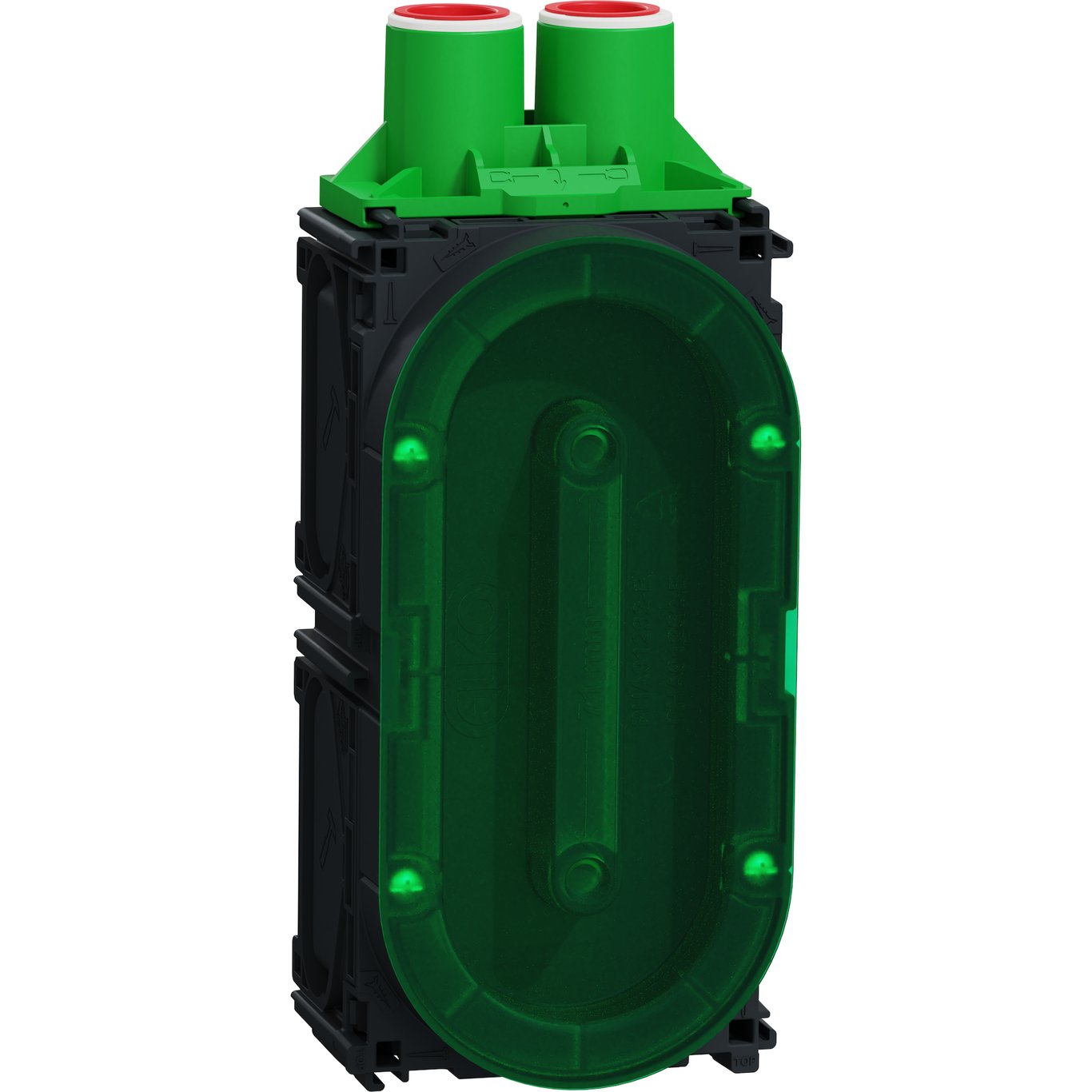 SCHNEIDER VEGGBOKS DOBBEL 2M 12MM 2-LØP SCHNEIDER VEGGBOKS DOBBEL 2M 12MM 2-LØP