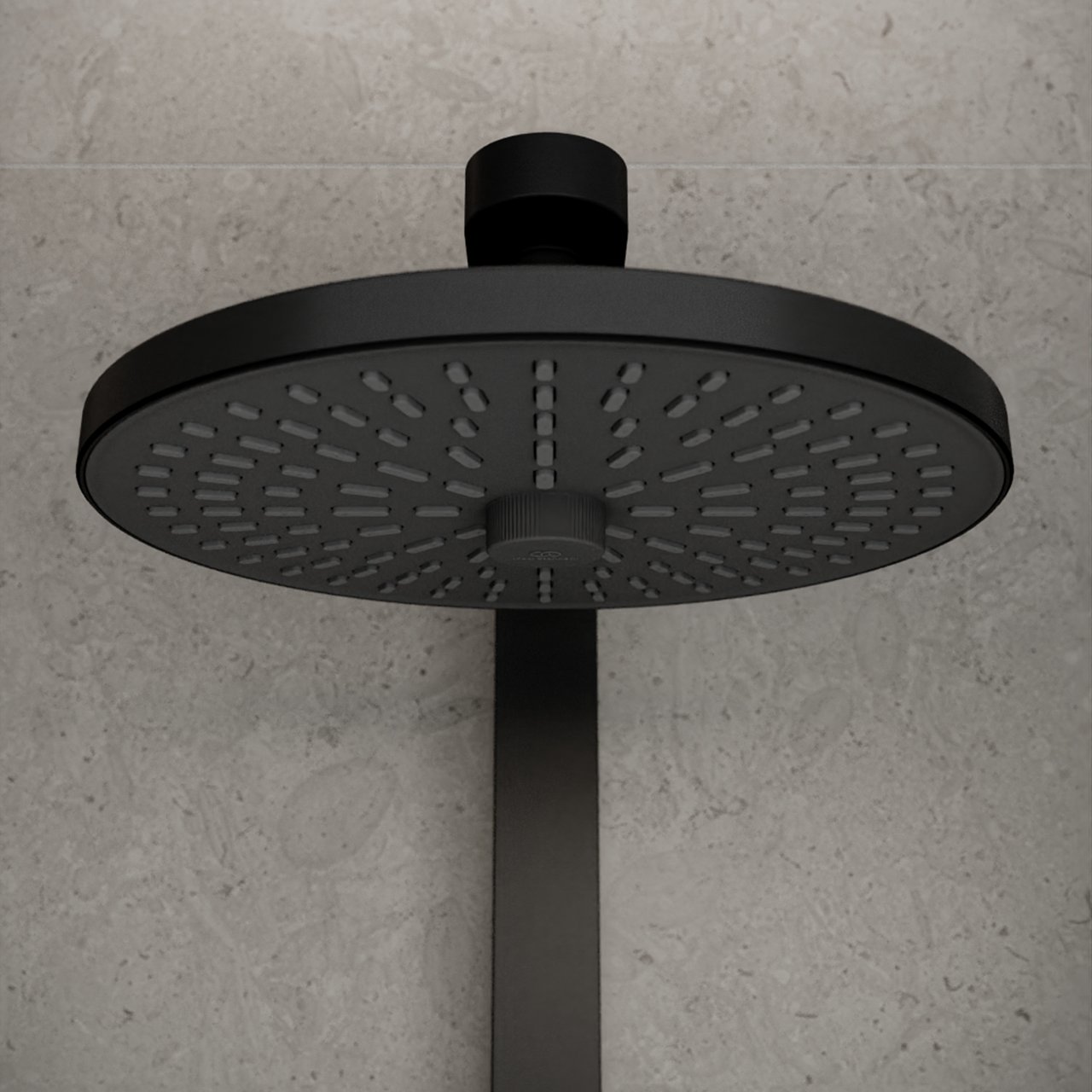 IDEAL STANDARD ALU+ TAKDUSJ Ø260 2-SPRAY MATT SORT IDEAL STANDARD ALU+ TAKDUSJ Ø260 2-SPRAY MATT SORT