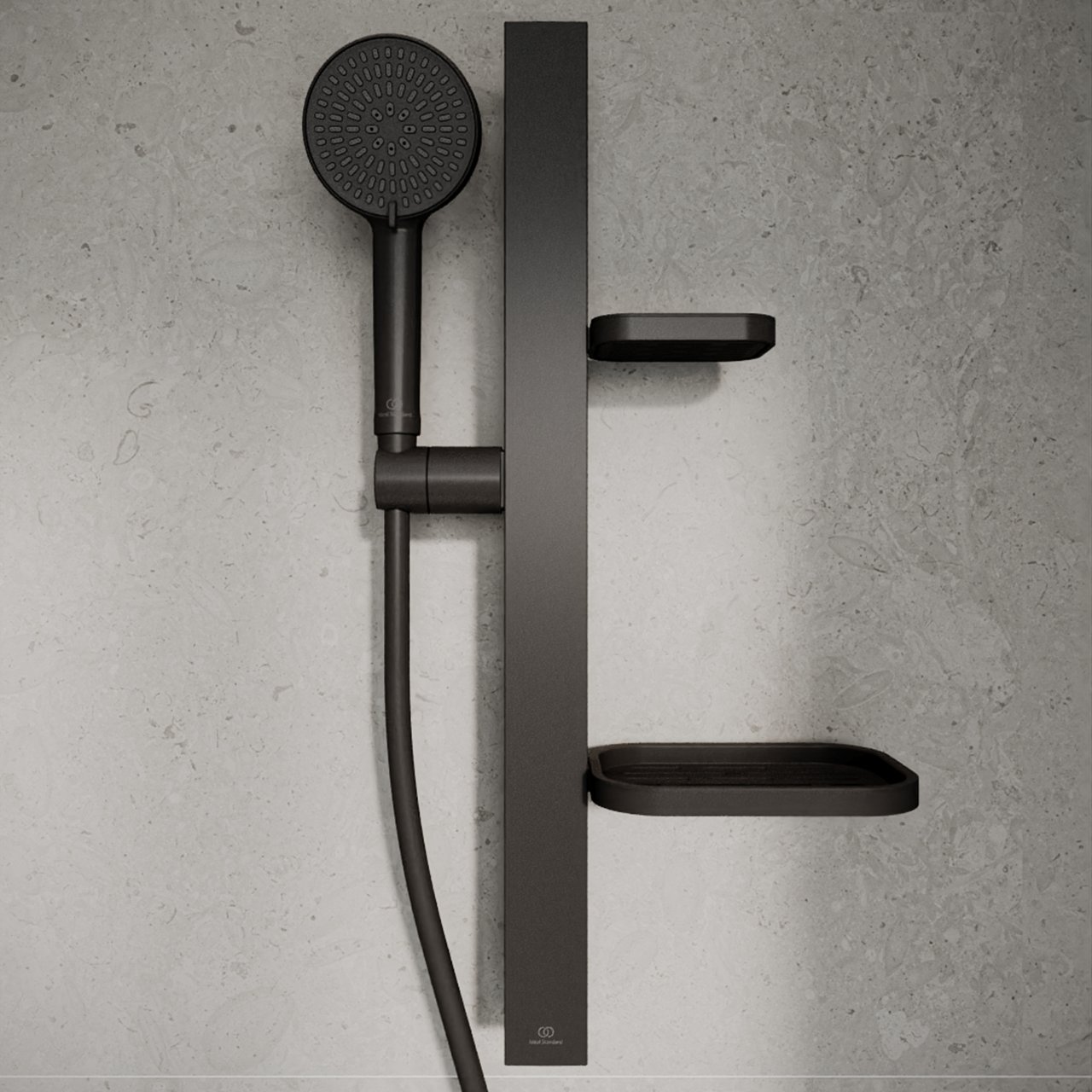 IDEAL STANDARD ALU+ DUSJSETT SORT IDEAL STANDARD ALU+ DUSJSETT SORT