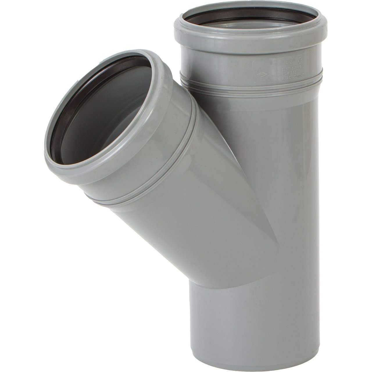 HT PRO GRENRØR Ø50 45° GRÅ