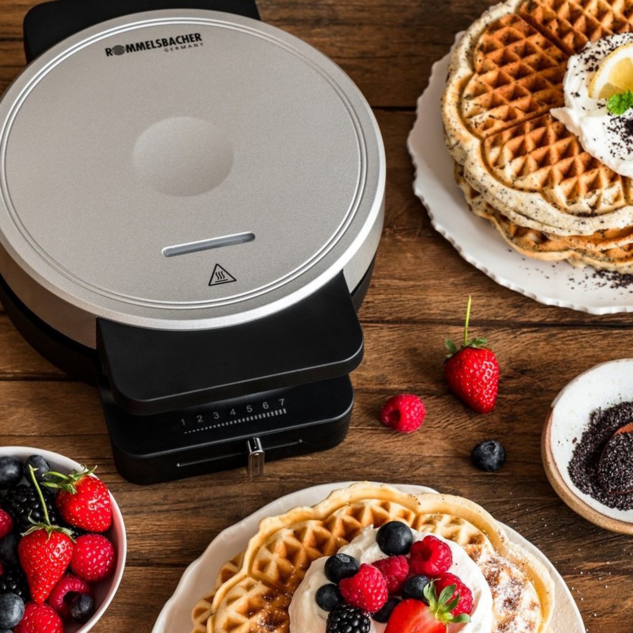 ROMMELSBACHER VAFFELJERN ENKEL 850 WATT WA850