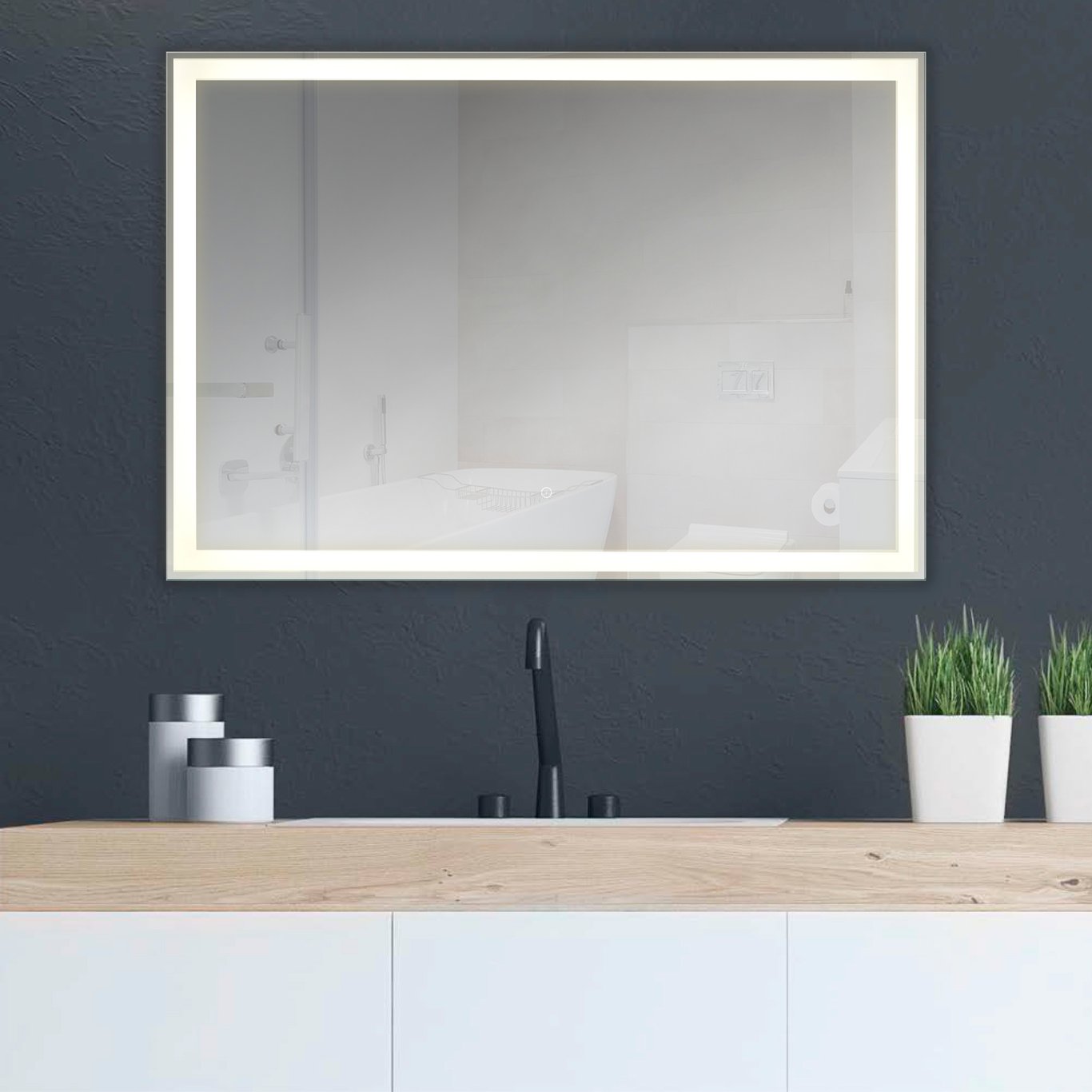 JOKEY XANIA TOUCH LYSSPEIL 100X70 CM JOKEY XANIA TOUCH LYSSPEIL 100X70 CM