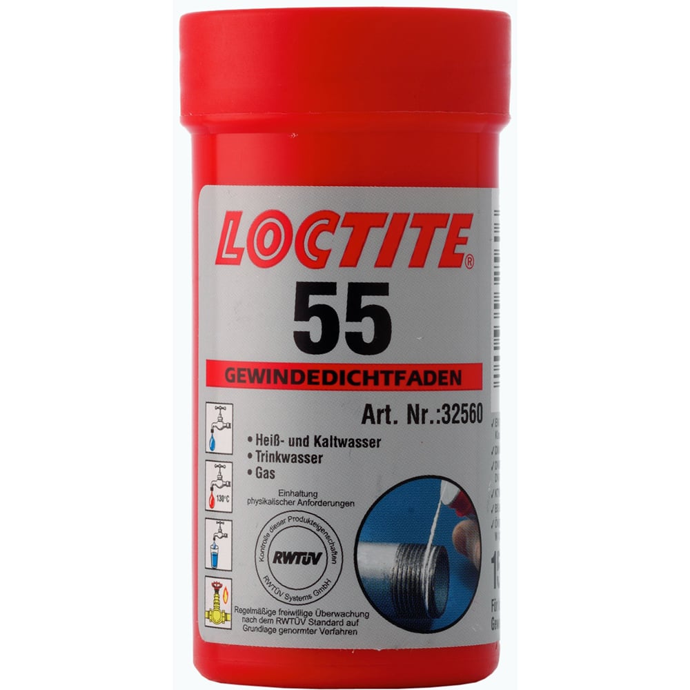 LOCTITE 55 GJENGETETTINGSSNØRE, 48X160M LOCTITE 55 GJENGETETTINGSSNØRE, 48X160M