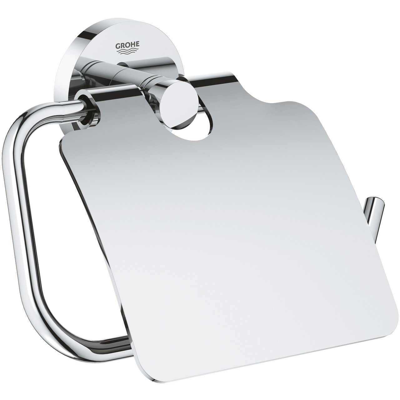 GROHE ESSENTIALS TOALETTRULLHOLDER MED LOKK KROM GROHE ESSENTIALS TOALETTRULLHOLDER MED LOKK KROM
