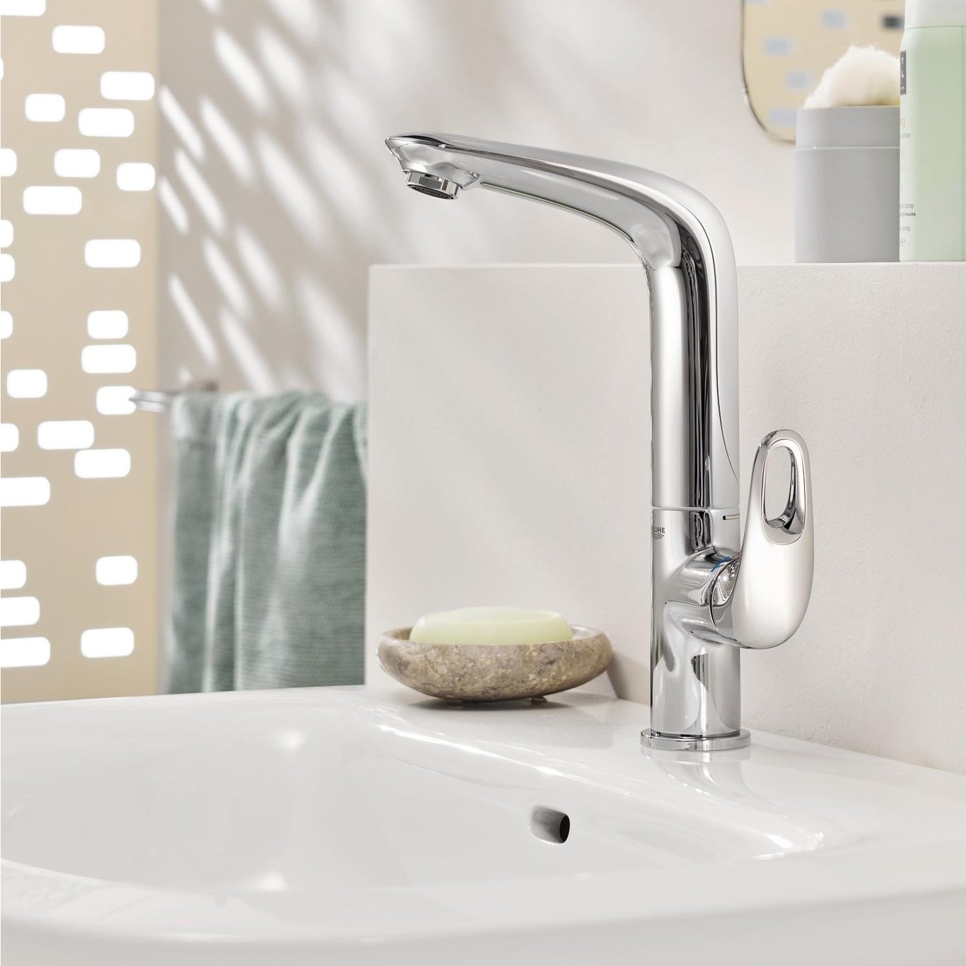 GROHE EUROSTYLE SERVANTBATTERI LARGE M/OPPLØFTSVENTIL