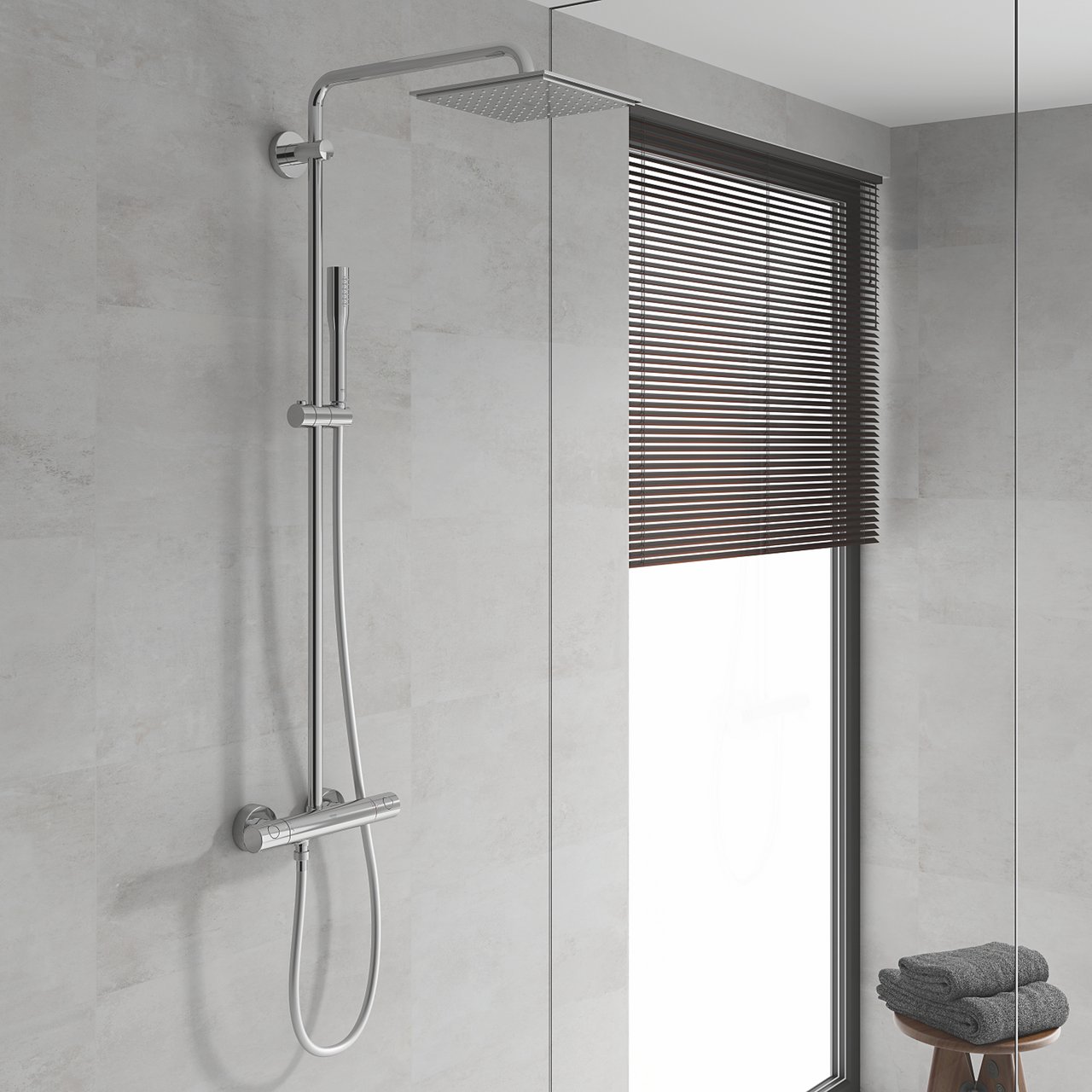 GROHE VITALIO JOY XXL 230 DUSJSYSTEM TERM. GROHE VITALIO JOY XXL 230 DUSJSYSTEM TERM.