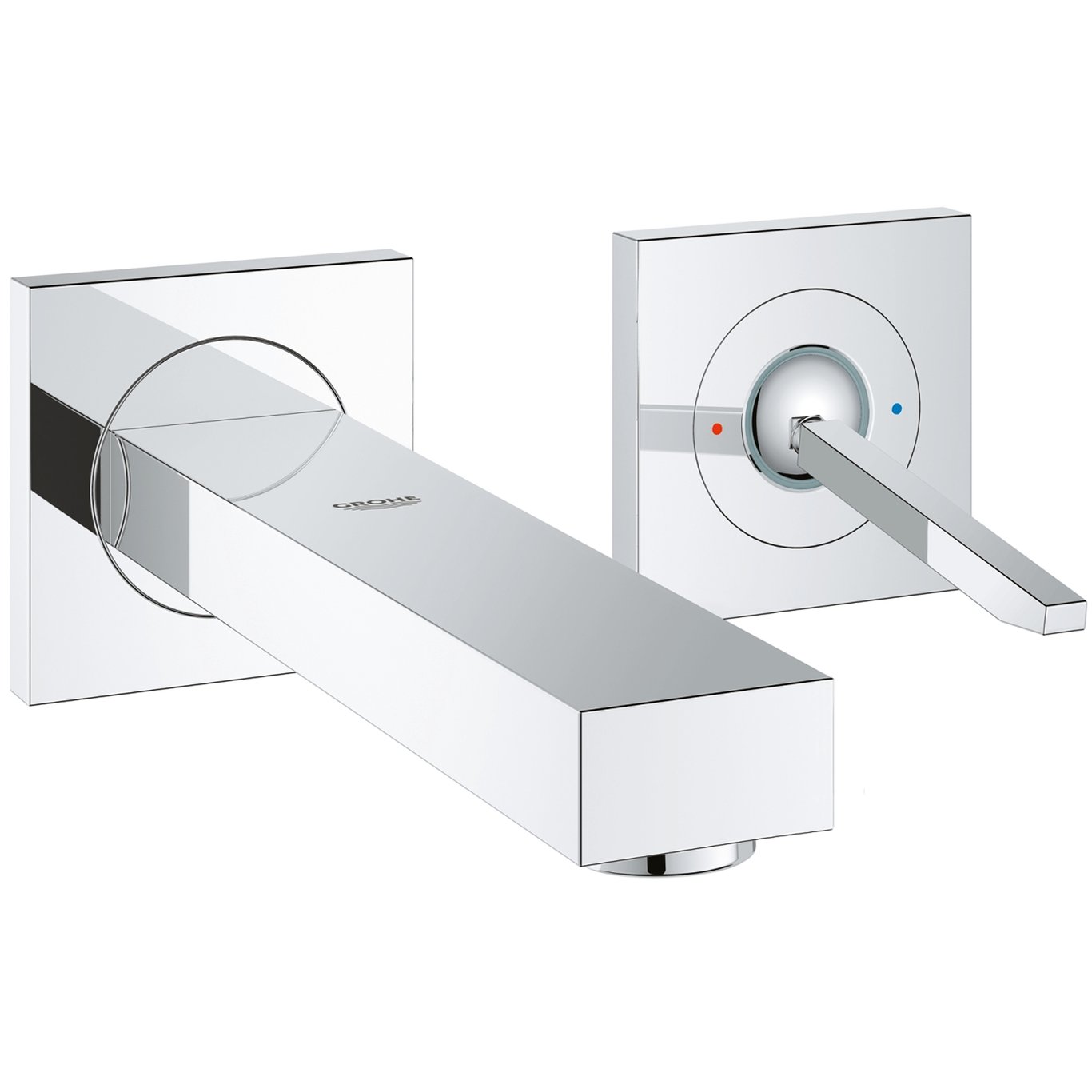 GROHE EUROCUBE JOY 2-HULLS SERVANTBATTERI KROM